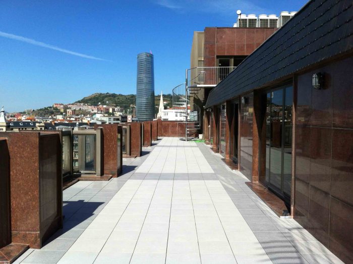 Rehabilitación terraza Elcano 9, Bilbao
